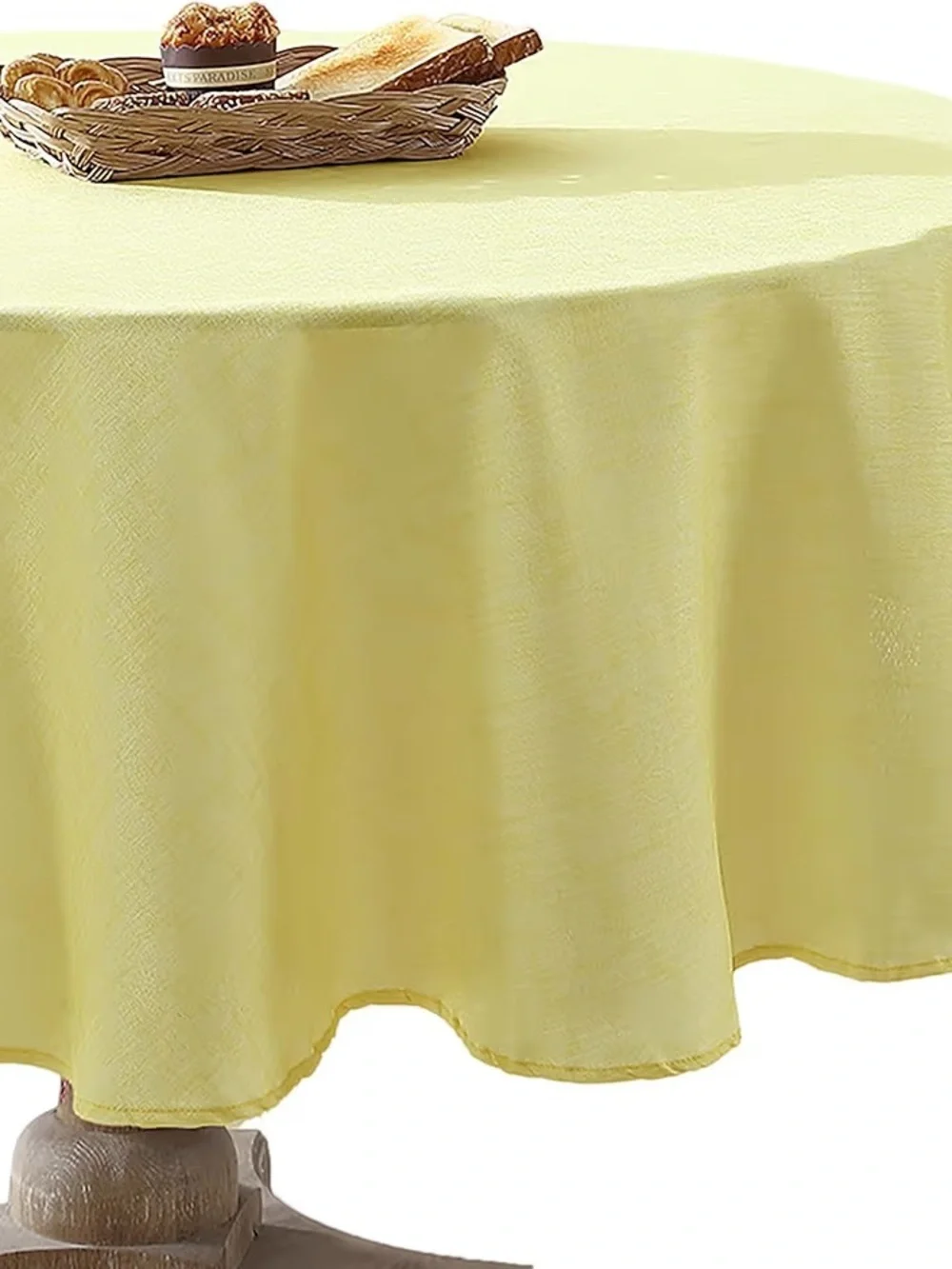 Laura Ashley Decorative Tablecloth, Wrinkle and Stain Resistant,70